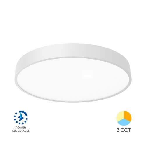 Stropna svjetiljka 50W 3/1 fi500 IP20 promjenjiva vataža okrugla bijela BRAYTRON BH16-04480