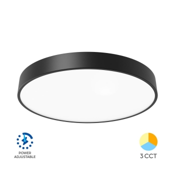 Stropna svjetiljka 50W 3/1 fi500 IP20 promjenjiva vataža okrugla crna BRAYTRON BH16-04481 Stropna svjetiljka 50W 3/1 fi500 IP20 promjenjiva vataža okrugla crna BRAYTRON BH16-04481