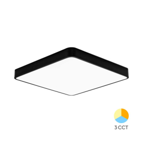 Stropna svjetiljka 36W 3/1 3680lm 400x400mm IP20 kvadratna crna BRAYTRON BH16-05181