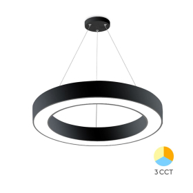 Visilica 45W 3/1 4650lm fi600 IP20 okrugla crna BRAYTRON BH16-06281