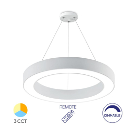 Visilica 45W 3/1 4650lm fi600 IP20 s daljinskim upravljačem okrugla bijela BRAYTRON BH16-06290