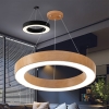 Visilica 45W 3/1 4650lm fi600 IP20 s daljinskim upravljačem okrugla imitacija drva BRAYTRON BH16-06297