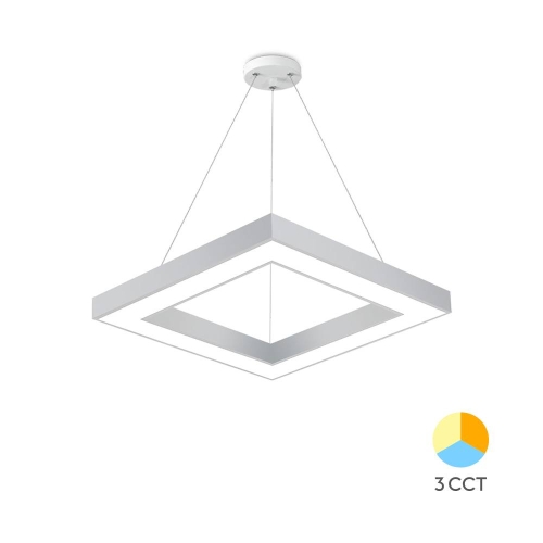 Visilica 45W 3/1 4650lm 600x600mm IP20 kvadratna bijela BRAYTRON BH16-07280