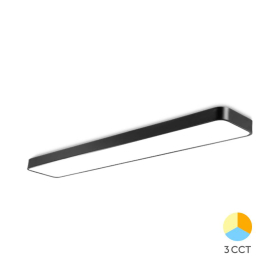 Stropna svjetiljka 45W 3/1 4650lm 200x1200mm IP20 pravokutna crna BRAYTRON BH16-08281