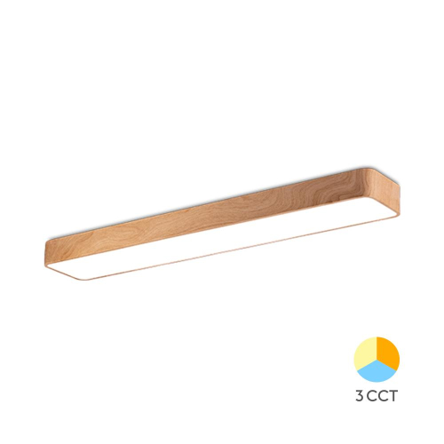 Stropna svjetiljka 45W 3/1 4650lm 200x1200mm IP20 pravokutna imitacija drva BRAYTRON BH16-08287