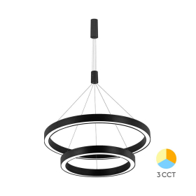 Visilica 65W 3/1 6500lm fi400+fi600 IP20 okrugla crna BRAYTRON BH16-09681