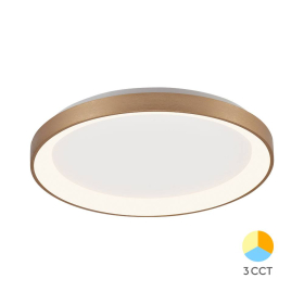 Stropna svjetiljka 36W 3/1 4260lm fi480 IP20 okrugla zlatna BRAYTRON BH17-00286