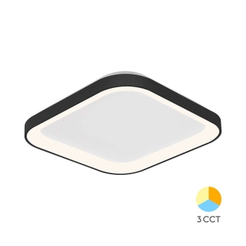Stropna svjetiljka 36W 3/1 4260lm 480x480mm IP20 kvadratna crna BRAYTRON BH17-00781