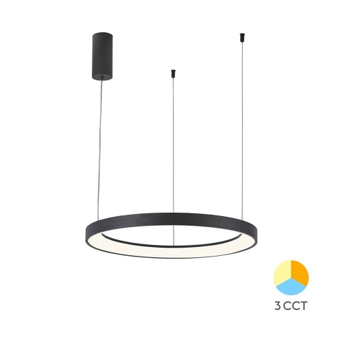 Visilica 36W 3/1 4260lm fi480 IP20 okrugla crna BRAYTRON BH17-01281