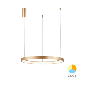 Visilica 36W 3/1 4260lm fi480 IP20 okrugla zlatna BRAYTRON BH17-01286