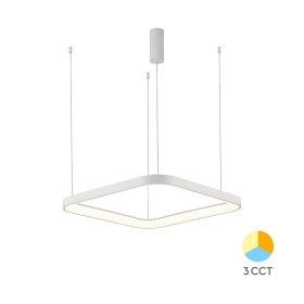 Visilica 36W 3/1 4260lm 480x480mm IP20 kvadratna bijela BRAYTRON BH17-01780