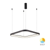 Visilica 46W 3/1 5200lm 580x580mm IP20 kvadratna crna BRAYTRON BH17-01981