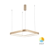 Visilica 46W 3/1 5200lm 580x580mm IP20 kvadratna zlatna BRAYTRON BH17-01986