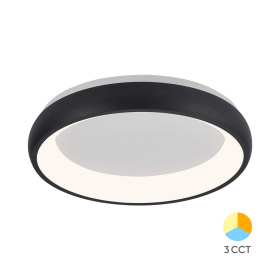 Stropna svjetiljka 36W 3/1 4260lm fi480 IP20 okrugla crna BRAYTRON BH17-02381