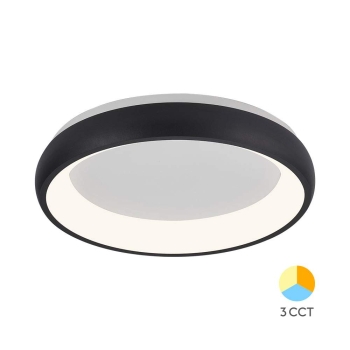 Stropna svjetiljka 36W 3/1 4260lm fi480 IP20 okrugla crna BRAYTRON BH17-02381