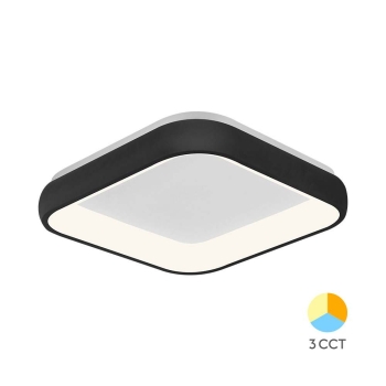 Stropna svjetiljka 36W 3/1 4260lm 480x480mm IP20 kvadratna crna BRAYTRON BH17-02881