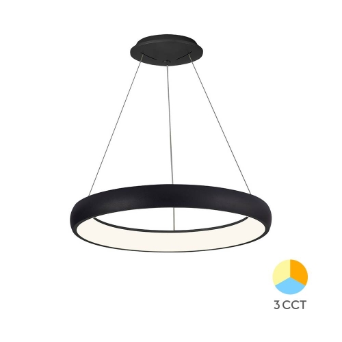 Visilica 46W 3/1 5200lm fi580 IP20 okrugla crna BRAYTRON BH17-03481