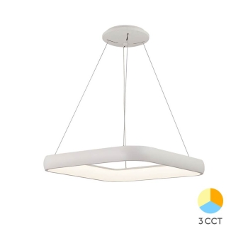 Visilica 46W 3/1 5200lm 580x580mm IP20 kvadratna bijela BRAYTRON BH17-03980