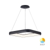 Visilica 46W 3/1 5200lm 580x580mm IP20 kvadratna crna BRAYTRON BH17-03981