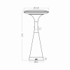 Stolna svjetiljka 3W 3CCT 300lm 138x276mm IP44 bijela dimabilna BRAYTRON BK06-00090
