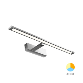Kupaonska svjetiljka 12W 3/1 900lm 600x125mm IP44 krom ARIA BRAYTRON BN12-00785