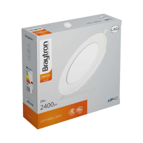 Panel LED 24W 4000K 2400lm IP40 ugradbeni okrugli bijeli BRAYTRON BP01-62410