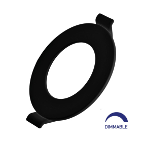 Panel LED 6W 4000K IP40 ugradbeni okrugli crni dimabilni BP01-90611 ***EOL***