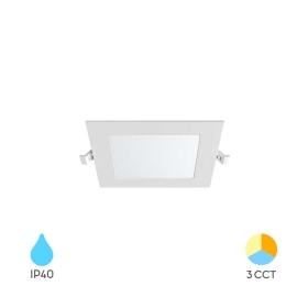 Panel LED 3W 3CCT 220lm IP40 ugradbeni kvadratni bijeli BRAYTRON BP02-60380