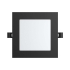 Panel LED 3W 3CCT 220lm IP40 ugradbeni kvadratni crni BRAYTRON BP02-60381