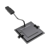 Panel LED 3W 3CCT 220lm IP40 ugradbeni kvadratni crni BRAYTRON BP02-60381