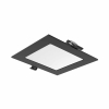Panel LED 3W 3CCT 220lm IP40 ugradbeni kvadratni crni BRAYTRON BP02-60381