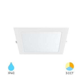 Panel LED 12W 3CCT 1120lm IP40 ugradbeni kvadratni bijeli BRAYTRON BP02-61280