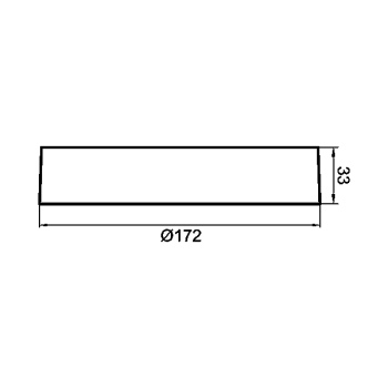 Panel LED 12W 4000K 1120lm IP40 nadgradni okrugli bijeli BRAYTRON BP03-61210