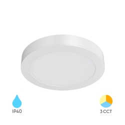 Panel LED 12W 3CCT 1120lm IP40 nadgradni okrugli bijeli BRAYTRON BP03-61280