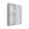 Panel LED 12W 3000K 1120lm IP40 nadgradni kvadratni bijeli BRAYTRON BP04-61200