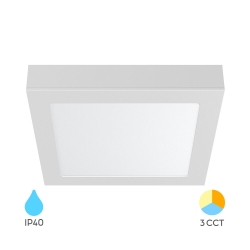 Panel LED 24W 3CCT 2400lm IP40 nadgradni kvadratni bijeli BP04-62480