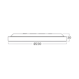 Stropna svjetiljka 20W 5CCT 1600lm fi230mm IP40 okrugla crna 3 GODINE GARANCIJE BRAYTRON BP07-20281