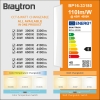 Panel LED sa mogučnošću promjene wataže 30W-40W-45W 3CCT 5000lm IP20 1195x295x8mm ugradbeni 6 KOM/PAK BRAYTRON BP16-33180