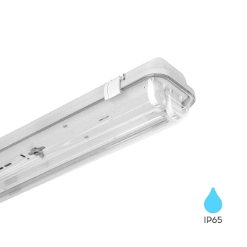 Vodotijesno kućište 150cm 2xT8 - bez cijevi max 2x35W PC IP65 milky BRAYTRON BT05-21582