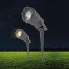 Vrtna dekorativna svjetiljka 9W 3000K 680lm 355x325x180mm IP65 siva SPOTLUX BRAYTRON BT25-00102