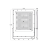 Reflektor LED 300W 3CCT 33000lm IP65 crni BRAYTRON BT65-09882