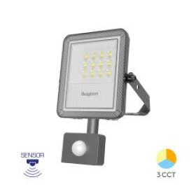 Reflektor LED 10W 3CCT 1100lm IP65 sa PIR senzorom sivi BRAYTRON BT65-21082