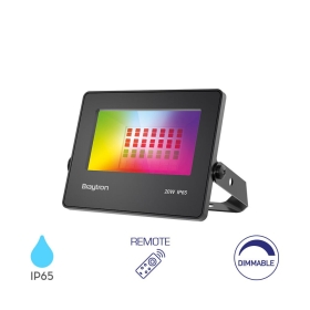 Reflektor LED 20W RGB dimabilni IP65 IK05 crni BRAYTRON BT66-02091
