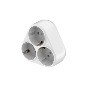 Utičnica schuko trostruka TR3 bijela BRAYTRON BY72-02030