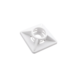 Držač kabelskih vezica 19x19mm 100kom u pakiranju bijela BRAYTRON BY90-01211