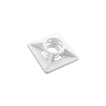 Držač kabelskih vezica 19x19mm 100kom u pakiranju bijela BRAYTRON BY90-01211