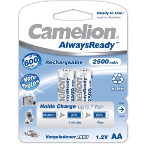 Baterija NI-MH Camelion Ready2use AA 2.5Ah  blister 2 kom