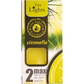 Svijeća čajna mirisna 2kom maxi miris citronele TL2MAXI
