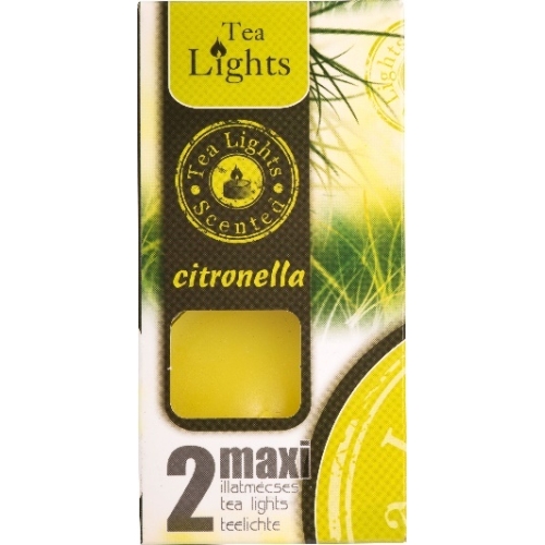 Svijeća čajna mirisna 2kom maxi miris citronele TL2MAXI