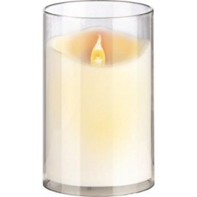 Svijeća električna 125mm bijela s baterijama LEDCANDLE570